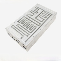 Plaque de refroidissement liquide OEM sur mesure en acier inoxydable/aluminium usinée CNC de haute précision pour onduleurs de stockage d'énergie de batteries EV