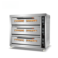 Equipo de panadería industrial comercial profesional, hornos de pizza eléctricos y de gas, hornos para pizza, pan y pasteles para restaurantes
