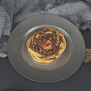 Assiettes de table en acier inoxydable haut de gamme luxueuses, design classique, vaisselle de <span class=keywords><strong>cuisine</strong></span>, ensembles de plantes pour restaurant, dîner de fête - Product Image 1