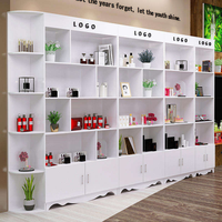 Vitrines de présentation de cosmétiques, salon de beauté, salon de coiffure, magasin pour mères et bébés, étagère de présentation de produits, étagère de présentation personnalisée