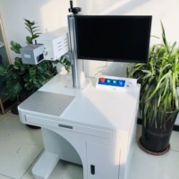 Machine de marquage laser à fibre CO2 ktop CNC refroidie par air, haute sécurité, pour usage domestique, électronique, PCB, étiquettes métalliques, cartes d'identité, prend en charge le format BMP