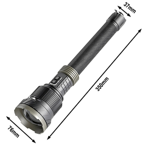 Nhà sản xuất chất lượng cao công suất cao 120W xhp360 dẫn bóng 16000LM Hợp kim nhôm USB sạc đèn pin với ngân hàng điện IP55 - Product Image 3