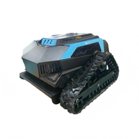 Tondeuse à gazon télécommandée, petit robot de désherbage à essence, véhicule tout-terrain à chenilles pour vergers