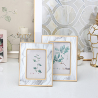Cadre photo de table élégant en porcelaine FR001 Cadre photo en céramique pour décoration intérieure de salon Cadre photo personnalisé