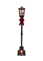 Lanterne de Noël LED Moderne en Plastique avec Musique et Effet Neige - Durable, Tendance, Réutilisable 124x30x30CM - Vente en Gros Usine
