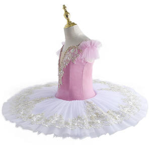 ชุดกระโปรงบัลเล่ต์สีดำสำหรับเด็กผู้หญิงชุดการแสดงแบบมืออาชีพชุดกระโปรงบัลเล่ต์ - Product Image 4