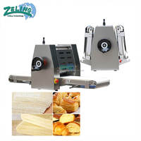 Laminoir à pâte manuel Zeling en acier inoxydable pour table, 450 mm/520 mm, pour pâtisserie, pizza, pain danois