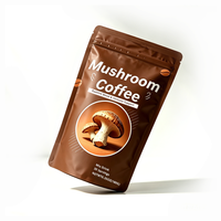 Meilleure Vente : Concentré de Café aux Champignons Marque Blanche – Mélange Chaga, Crinière de Lion, Collagène Naturel Issu de Bovins Nourris à l'Herbe, L-Théanine, Certifié GMP