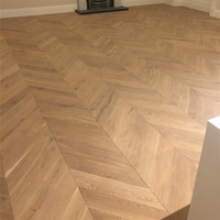 Parquet en chêne européen parquet en bois massif véritable motif chevron plancher en bois