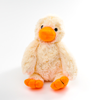 Peluche en peluche de canard blanc doux et moelleux