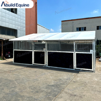 Porte de box temporaire pour chevaux galvanisée à chaud, fournie par l'usine, pour écurie et box à chevaux