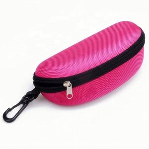 กล่องใส่แว่นกันแดดแฟชั่นสีแดงดำขายส่งยอดนิยมปี 2021 รับทำโลโก้ตามสั่ง - Product Image 6