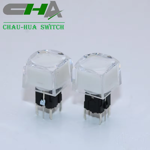สวิตช์กดแบบกดติดปล่อยดับ รุ่น CHA 360 ซีรีส์ 6x6 พร้อมไฟ LED โปร่งใส สวิตช์สัมผัสขนาดเล็ก - Product Image 6