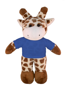 Peluche Giraffa Personalizzata con Logo e Maglietta, Bambola Morbida Personalizzabile, Regalo Promozionale, OEM ODM Ingrosso - Product Image 2