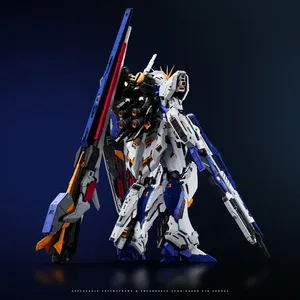 Figurine Dragon Tiger Model <span class=keywords><strong>MG</strong></span> Fukuoka <span class=keywords><strong>Nu</strong></span> RX-93FF en PVC, échelle 1:100, pour kit d'assemblage de modèles, cadeau d'anniversaire - Product Image 6