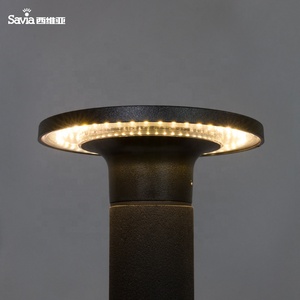 Luminaria Exterior Moderna Savia, Impermeable IP44, Tipo Bolardo, Placa de 8W, 3000K, Antracita, Iluminación de Jardín, Lámpara de Poste de Plástico - Product Image 5