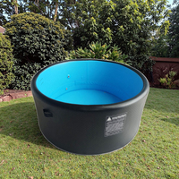 400 X 120cm Hochbelastbares DWF-Material Großer Aufblasbarer Pool Professioneller Aufblasbarer Runder Schwimmpool