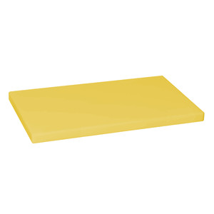 Planche à découper en polyéthylène jaune 60 × 40 × 2 h cm - Product Image 1