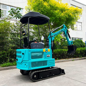 Nouvelle mini-excavatrice hydraulique sur chenilles R328, 2,8 tonnes, petite pelleuse, moteur diesel 18,4 kW pour ferme et jardin - Product Image 2