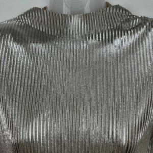 <span class=keywords><strong>Blusa</strong></span> attillata a maniche lunghe in <span class=keywords><strong>argento</strong></span> camicetta alla moda per le donne <span class=keywords><strong>blusa</strong></span> Bale biancheria intima - Product Image 4