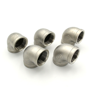 Matériaux de <span class=keywords><strong>plomberie</strong></span> en acier inoxydable fileté Ss304/316 raccords de tuyauterie sanitaire Union coude à 90 degrés - Product Image 6