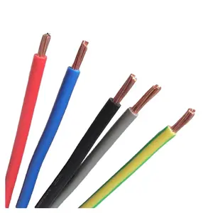 Koperen geleider pvc isolatie koperdraad elektrische draad enkele 1.5mm