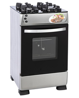 Cuisinière à gaz domestique sécurisée 50*60, 4 brûleurs, appareils de cuisine, cuisinière à gaz 4 brûleurs avec four Gazinian Fouu