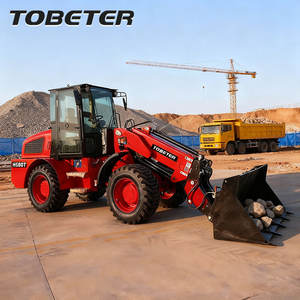 Mini chargeurs diesel télescopiques 4x4 fiables de TOBETER H580T pour le chargement de colis de station de courrier aux fourgonnettes - Product Image 4