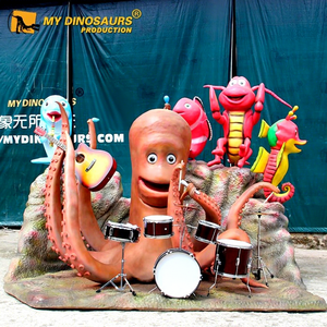 MY Dino-C071 Banda Musical Animatrónica de Fibra de Vidrio con Personajes de Dibujos Animados - Uso en Interiores/Exteriores, Centros Comerciales y Aeropuertos, Personalizable - Product Image 1