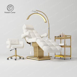 Mobiliário Completo Para Salão de Beleza Madamcenter Cama de Estética Elétrica Maca Facial Cama de Esteticista Spa Elétrica Hidráulica - Product Image 1