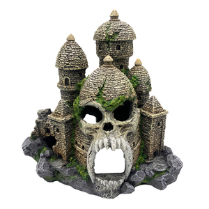 Decorazione per Acquario all'Ingrosso, <span class=keywords><strong>Castello</strong></span> Scheletrico in Resina per Ornamento Acquario - Product Image 1