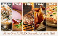 Auplex Profesional Air Blower untuk Peralatan Kamado Grill Berkualitas Nirkabel untuk Termometer Daging Digital Tahan Air untuk Berkemah di Luar Ruangan.