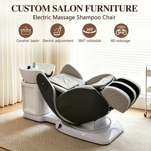 Cómoda Unidad Eléctrica <span class=keywords><strong>de</strong></span> <span class=keywords><strong>Lavacabezas</strong></span> para Salón <span class=keywords><strong>de</strong></span> Belleza, Mueble <span class=keywords><strong>de</strong></span> Masaje, Sillón <span class=keywords><strong>de</strong></span> Lavado, Tazón <span class=keywords><strong>de</strong></span> Champú, Lavabo <span class=keywords><strong>de</strong></span> Spa para Cabello, Multiángulo - Product Image 1