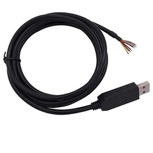 Alta calidad <span class=keywords><strong>We</strong></span> <span class=keywords><strong>1800</strong></span> <span class=keywords><strong>Bt</strong></span> FTDI Chip <span class=keywords><strong>USB</strong></span> <span class=keywords><strong>RS485</strong></span> a 6 pines Core Open Tinned Wire End Serial Cable Compatible con Windows - Product Image 1