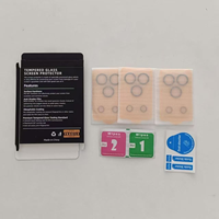 Lot de 3 films protecteurs d'objectif pour iPhone 17, 16, 13, 12 Pro Max – Verre trempé 9H pour écran et objectif de téléphone – Emballage individuel