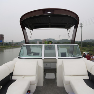 Bateau à moteur ponton de luxe sportif, le plus tendance de l'été 2023, à vendre avec options de couleurs - Product Image 6