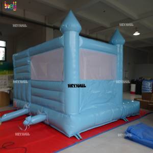 Bouncer gonflable commercial bleu pastel <span class=keywords><strong>de</strong></span> 4 m à sommet pointu, en PVC, gonflage rapide, idéal pour les fêtes d'enfants et les entreprises <span class=keywords><strong>de</strong></span> <span class=keywords><strong>location</strong></span> - Product Image 4