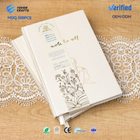 Carnet A5 personnalisé à couverture rigide en lin, avec impression dorée, planificateur de bien-être, fournitures de papeterie en gros