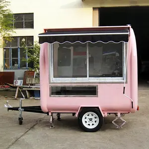 luz quiosque Suppliers-Barra personalizada pequena de sorvete, barra de concorrência de kiosk, caminhões de reboque de alimentos