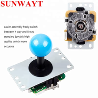 Kit d'arcade bricolage Joystick 5 broches bouton poussoir contrôleur USB carte zéro retard pour Raspberry Pi PC bâton de combat
