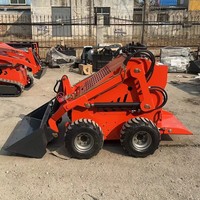 Chargeur frontal agricole compact de fabrication chinoise, mini chargeur frontal compact avec moteur EPA