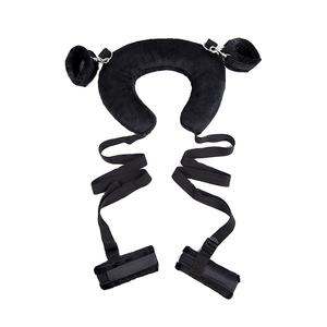 Yatak odası esaret kelepçe ve ayak bileği manşetleri ile sınırlamalar seks oyuncakları yastık - Product Image 1