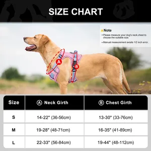 Tali kekang anjing Oxford reflektif, tanpa kalung anjing dengan bantalan lembut tanpa tarik Aksesori hewan peliharaan - Product Image 6