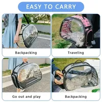 Sac de transport pour animaux de compagnie souple et pliable en EVA avec fenêtres en maille et design poreux