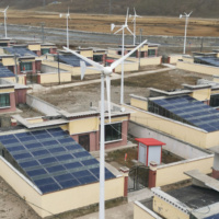 Éolienne à grande échelle 30KW à haute puissance directe en usine Énergie alternative à haute efficacité hors réseau et connectée au réseau