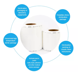 لفائف بكرة ورقية OEM <span class=keywords><strong>Tyvek</strong></span> الطبية 2fs/1059b/1073b - Product Image 1