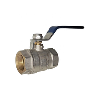 Robinet à bille en laiton à filetage femelle personnalisé avec poignée longue pour usage hydraulique