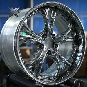 Rines Forjados Cromados con Acabado <span class=keywords><strong>Espejo</strong></span> XINGTU, Diseño Cóncavo Personalizado, PCD 5x112 5x120 para Mercedes Clase S, BMW Serie 7, Audi A8 18-24 - Product Image 4