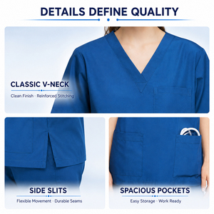 ANNO Unisex ospedale scrub Set colorato alla moda alta traspirante stampato 4XL per infermiere medico per medico di sesso maschile - Product Image 2