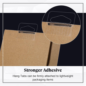 Material PET autoadhesivo Lengüetas colgantes Agujeros de ranura Forma personalizable Etiquetas para alimentos/velas Muestra gratis disponible - Product Image 4